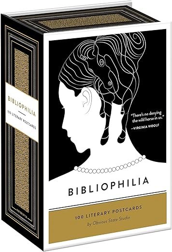 100 Literary Postcards: Bibliophilia