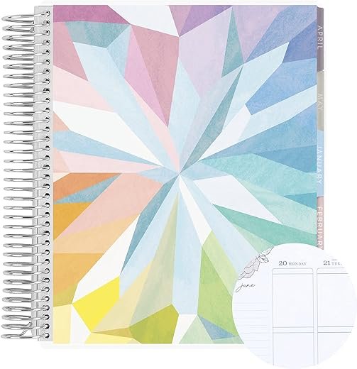 2022 Spiral Bound Life Planner - Kaleidoscope
