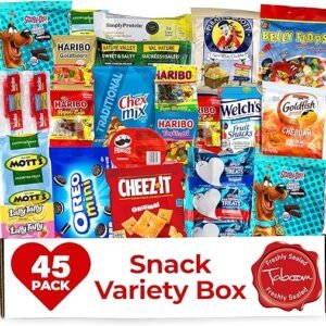45 Pcs Candy Variety Snack Box