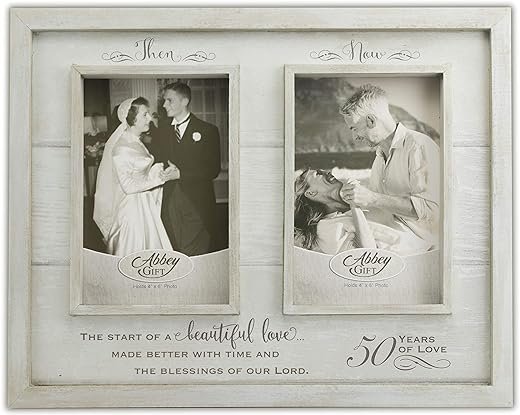 50th Anniversary Photo Frame, Couples Gift
