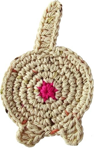 6-Piece Oatmeal Cat Butt Coasters