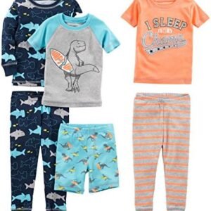 6-Piece Snug Fit Cotton Pajama Set