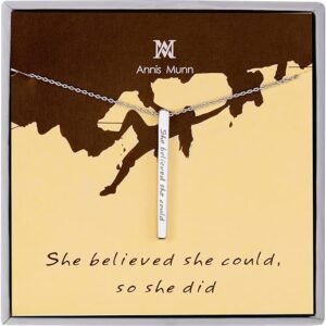 925 Sterling Silver She Believed Necklace