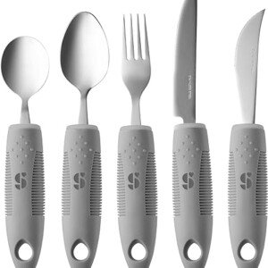 Adaptive Utensils Set for Tremors, Arthritis & Parkinson's