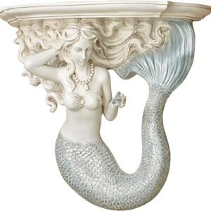Adellia Mermaid Wall Shelf - Coastal Beach Decor