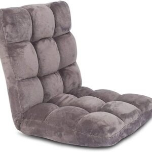 Adjustable Memory Foam Floor Chair for Gaming or Reading