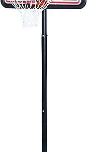 Adjustable Portable Basketball System with 44" Backboard