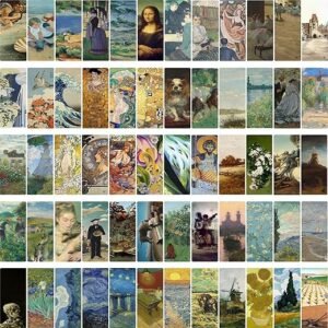 Aesthetic Bookmarks - 60 Artwork Book Markers