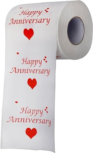 Anniversary Toilet Paper Gag Gift