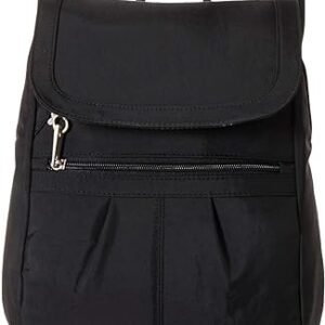 Anti-Theft Slim Backpack - Black