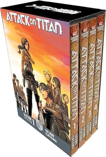 AOT Season 1 Part 1 Manga Box Set