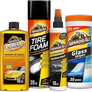Armor All Car Wash Kit with Glass Wipes