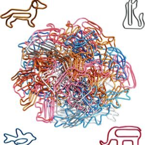 Assorted Cute Animal Paperclips - Funny Office Gifts