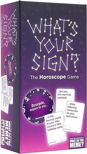 Astrology Lovers' Horoscope Game - "What's Your Sign?
