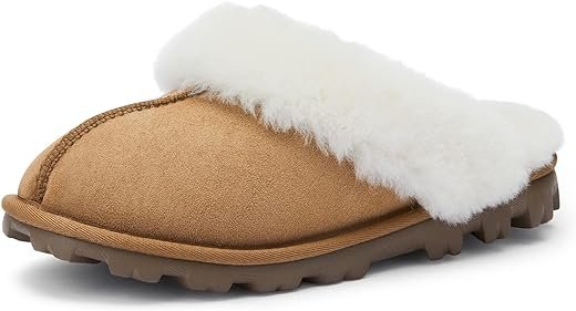 Australian Sheepskin Women's Hard Bottom Slippers