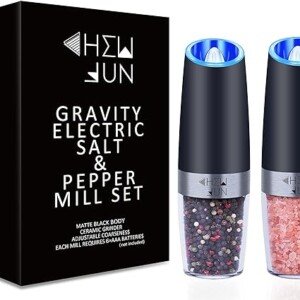 Automatic Salt & Pepper Grinder Set