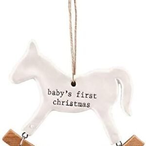 Baby's First Christmas Rocking Horse Ornament