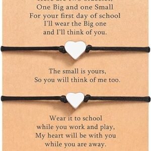 Back to School Mother Daughter Bracelets