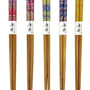 Bamboo Chopsticks Set - 5 Pair