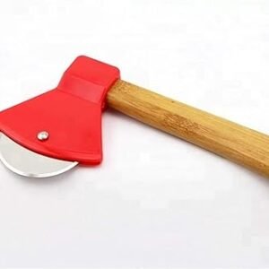 Bamboo Handle Axe Pizza Cutter