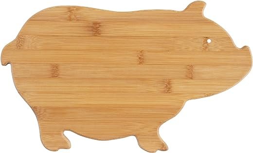 Bamboo Pig Cutting and Charcuterie Board