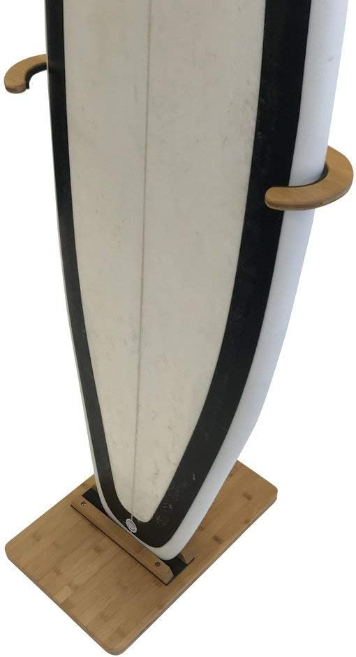 Bamboo Surfboard Stand | Premium Display Rack