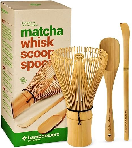 BambooWorx Matcha Whisk Set - Handmade