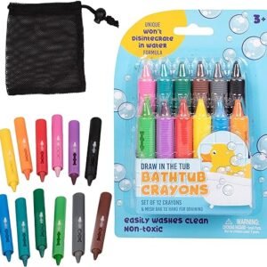 Bath Crayons Super Set - 12 Colors