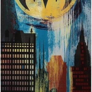 Batman Bat Signal Canvas Wall Décor
