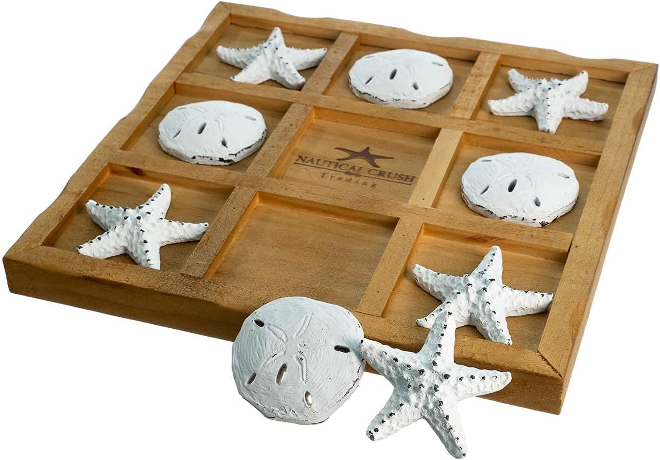 Beach Tic Tac Toe Game - Coastal Decor
