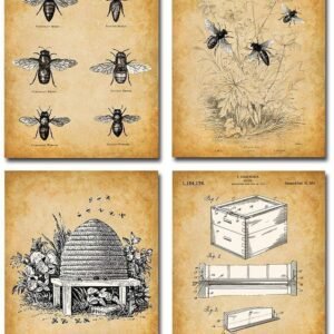 Bee Keeper Patent Prints - Set