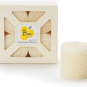 Beeswax Votive Candles by Little Bee