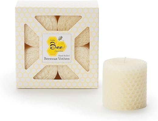 Beeswax Votive Candles by Little Bee