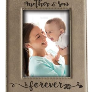 BELLA BUSTA Engraved Leather Picture Frame