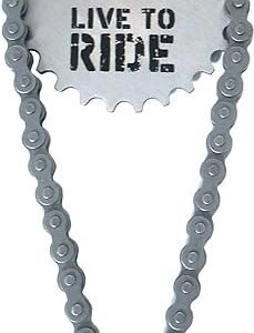 Bike Chain Bottle Opener | Silver Stainless Steel