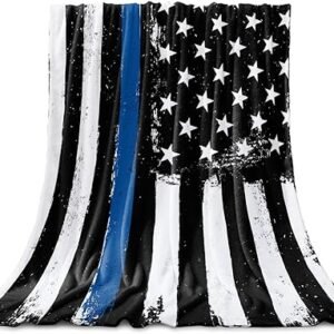 Blue Line Police Blanket 50'' x 60''