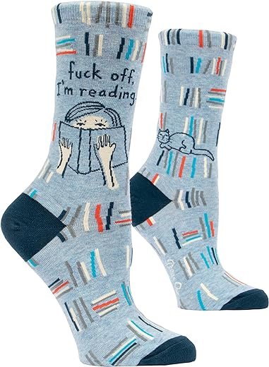 Blue Q Novelty Crew Socks (5-10)
