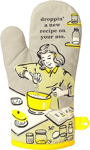 Blue Q Oven Mitt, New Recipe Ass