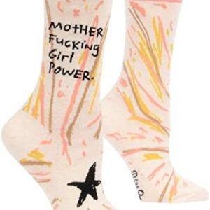 Blue Q Women's Novelty Crew Socks