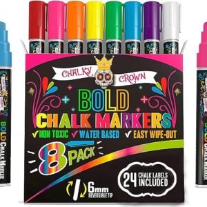 Bold Liquid Chalk Markers - 8 Pack