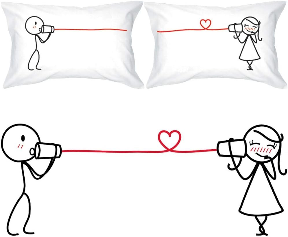 BoldLoft Love Pillowcases - Valentine's Day Couple Gifts