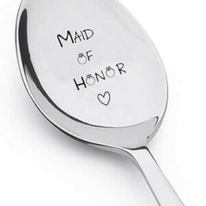 Bridesmaid Gift - Engraved Silverware Spoon