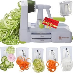Brieftons Spiralizer: Strongest-Heaviest Veggie Pasta Maker
