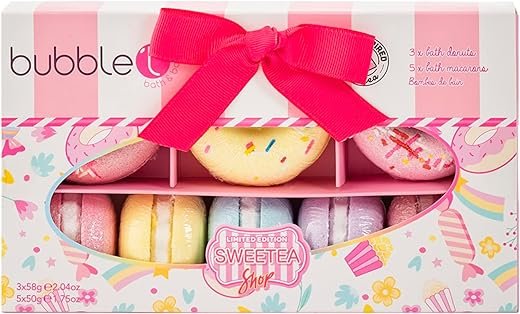 Bubble T Sweetea Bath Fizzers, 3 x 58g, 5 x 50g