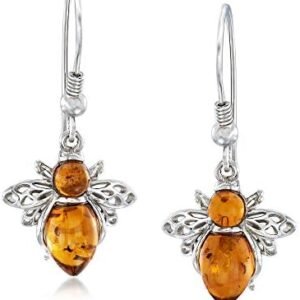 Bumblebee Earrings in Sterling Silver