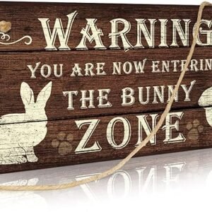 Bunny Mom Love Rabbit Sign