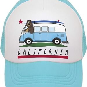 California Bear Trucker Hat for Kids