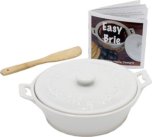 Camembert and Brie Baker with Cookbook