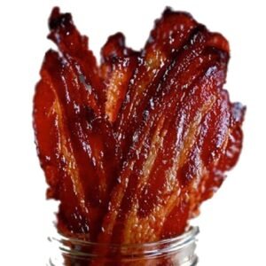 Candied Bacon Jerky with Brown Sugar