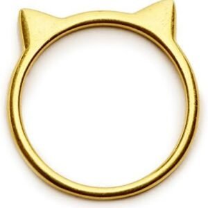 Cat Ear Ring in Sterling Silver